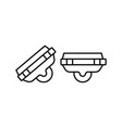 gyroshoes transport line icon vector image vector image