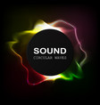 sound wave radial equalizer dynamic volume vector image
