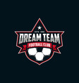 football club logo vector image