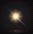 glow light effect vector image vector image