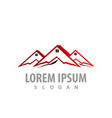 mountains home concept design symbol graphic vector image