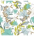 floral background vector image