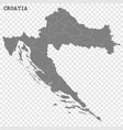 high quality map with borders vector image
