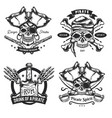 set pirat elements vector image