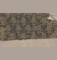 vintage pattern wall vector image