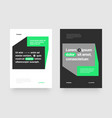 simple layout template for events vector image