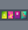 abstract modern background geometric shapes vector image