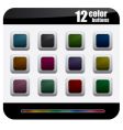 color button vector image vector image