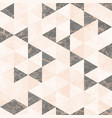 grunge triangle seamless pattern vector image