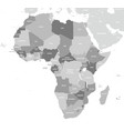africa map vector image