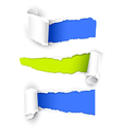 colour paper vector image vector image