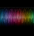 beautiful drop line with rainbow color background vector image vector image