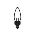 candle lamp icon design template isolated vector image