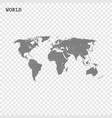 high quality world map vector image vector image