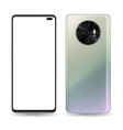 smartphone mockup vector image vector image