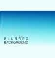 horizontal wide blue sky blurred background vector image vector image