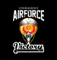 creative design victory poster vector image