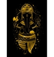golden ganesha vector image