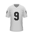 realistic football away jersey las vegas shirt vector image