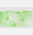 ice cubes under surface water vector image
