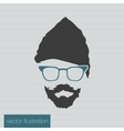icon man in a headdress vector image vector image