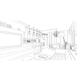interior drawing vector image