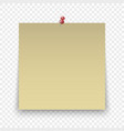 office paper sheet or sticky sticker vector image vector image