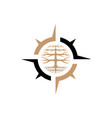 compass logo vector image