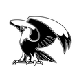 powerful eagle vector image