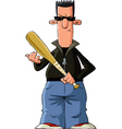 racketeer vector image