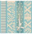 retro lace seamless vector image vector image