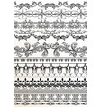 decorative borders for your design vector image vector image