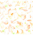 seamless pattern with floral petals vector image vector image