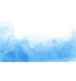 abstract blue watercolor background vector image vector image