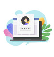 login password id verification code push message vector image