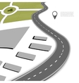 path on the road vector image vector image