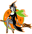 pin up devil vector image