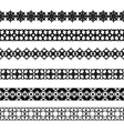 set borders vector image
