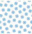 snowflakes seamless pattern repeatable vector image