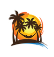 summer vacation vector image