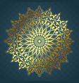 decorative mandala background vector image