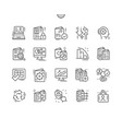database well-crafted pixel perfect thin vector image vector image
