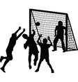 handball player vector image vector image