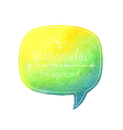 watercolor bubble vector image vector image