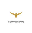eagle bird wing logo vector image vector image