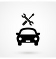a mechanic working on car vector image vector image