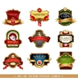 frames and ornamental labels vector image