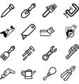 tool icons vector image