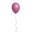 pink balloon vector image vector image