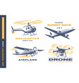 air transport logo on white vector image
